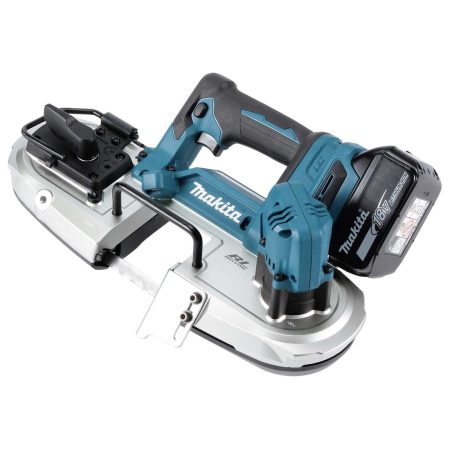 MAKITA Vannesaha LXT. Kuvassa Vannesaha LXT oikealta etuyläviistosta.
