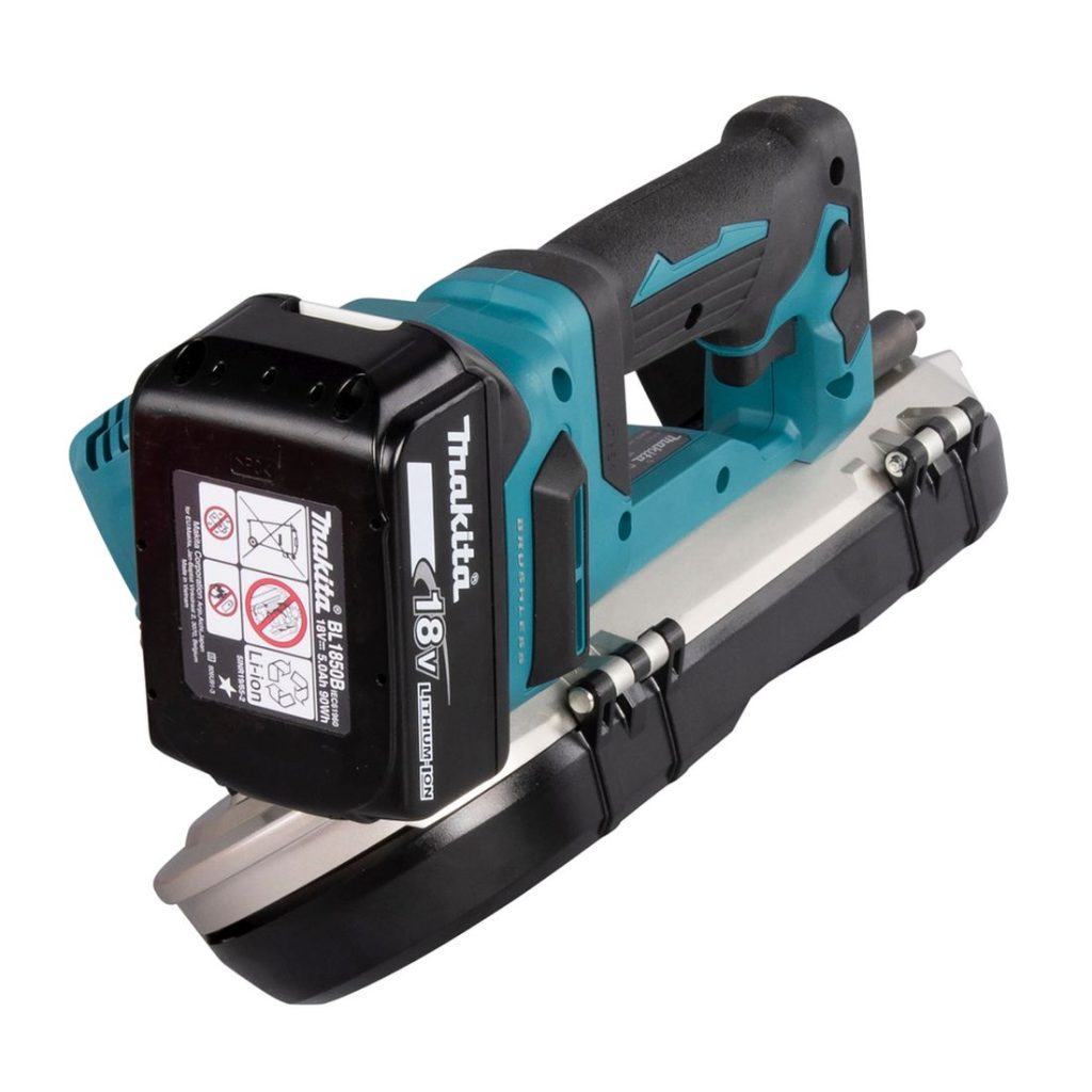 MAKITA Vannesaha LXT. Kuvassa Vannesaha LXT vasemmalta takayläviistosta.