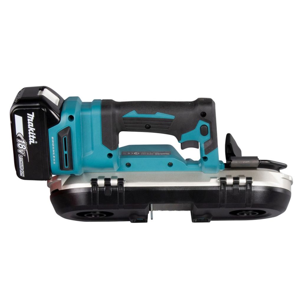 MAKITA Vannesaha LXT. Kuvassa Vannesaha LXT takaapäin.