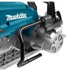 MAKITA Pyörösaha LXT. Lähikuvassa Pyörösaha LXT:n säädettävä ripustuskoukku.