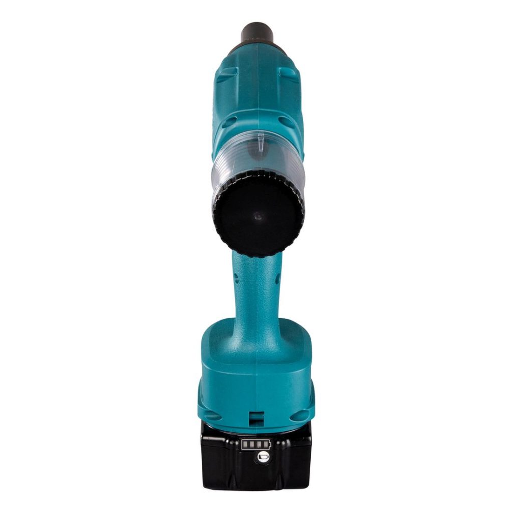 MAKITA Vetoniittikone LXT. Kuvassa Vetoniittikone LXT takaapäin.