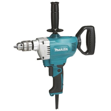 MAKITA Pora- ja sekoituskone. Kuvassa Pora- ja sekoituskone oikealta sivustapäin.