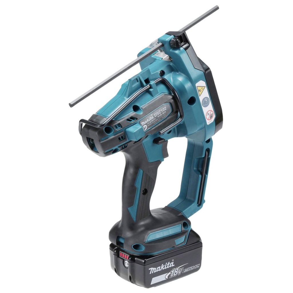 MAKITA Kierretankoleikkuri LXT. Kuvassa Kierretankoleikkuri LXT takaapäin.