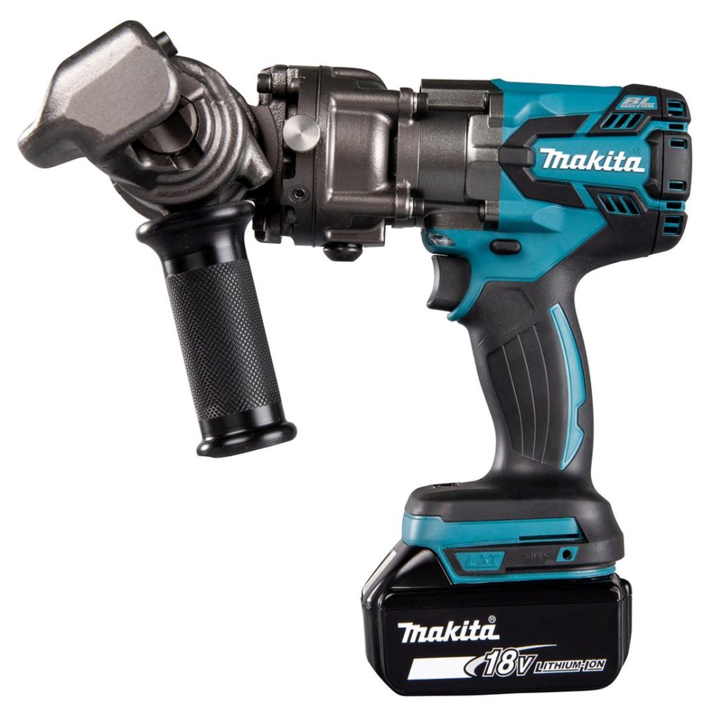 MAKITA Kierretankoleikkuri LXT. Kuvassa Kierretankoleikkuri LXT vasemmalta sivustapäin.