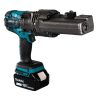 MAKITA Harjateräsleikkuri LXT. Kuvassa Harjateräsleikkuri LXT vasemmalta etuyläviistosta.