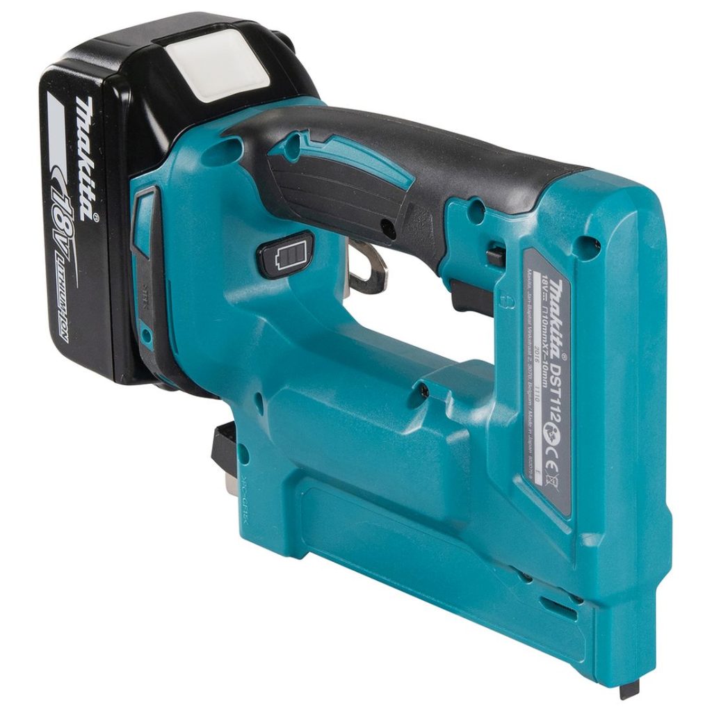 MAKITA Nitoja LXT. Kuvassa Nitoja LXT vasemmalta etuyläviistosta.