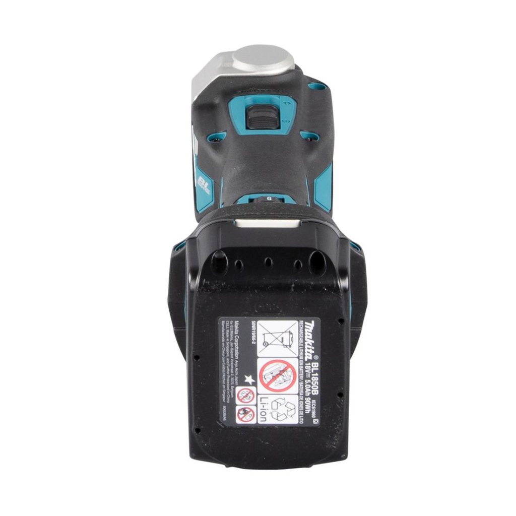 MAKITA Monitoimikone LXT. Kuvassa Monitoimikone LXT takaapäin.