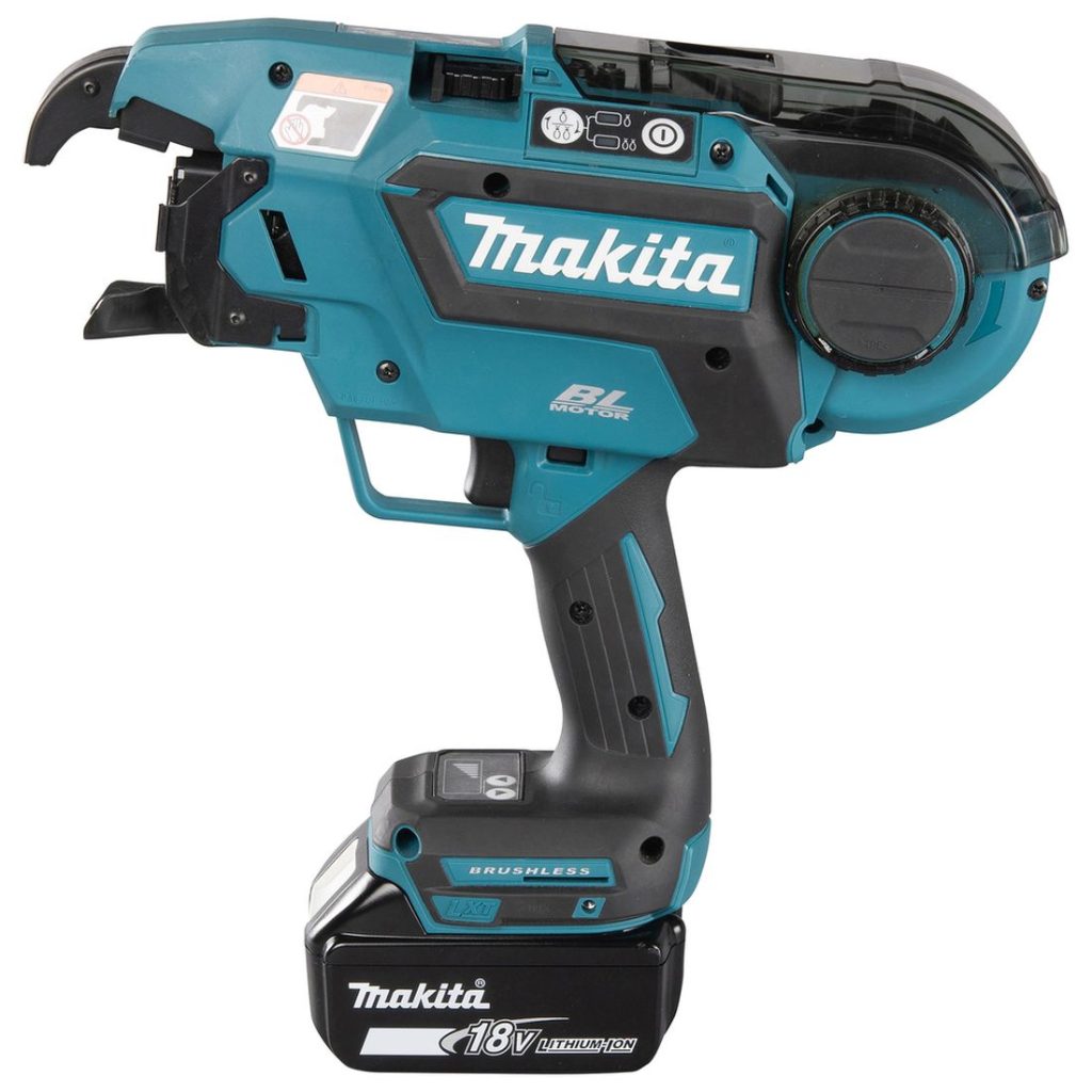 MAKITA Sidontakone LXT. Kuvassa Sidontakone LXT vasemmalta sivustapäin.