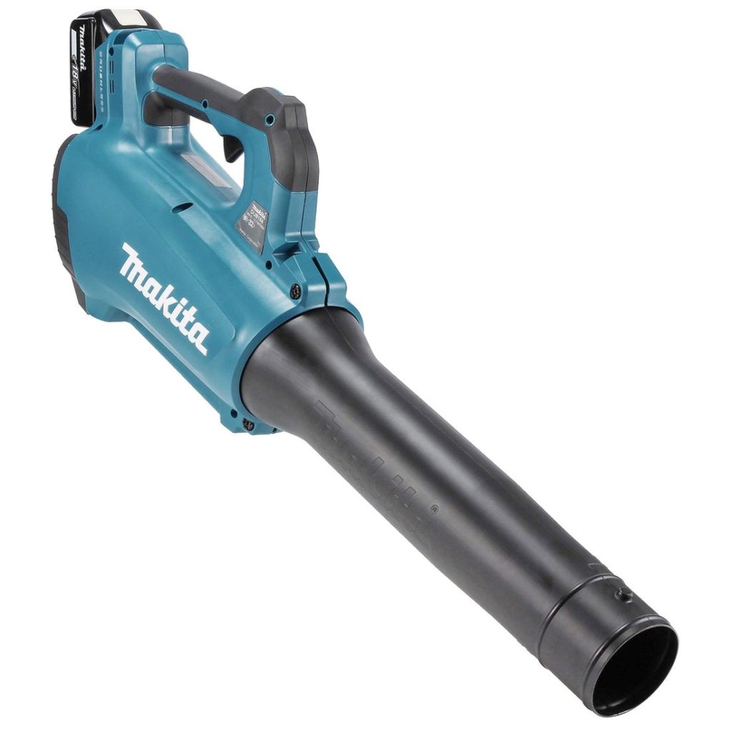 MAKITA Puhallin LXT. Kuvassa Puhallin LXT vasemmalta etuyläviistosta.