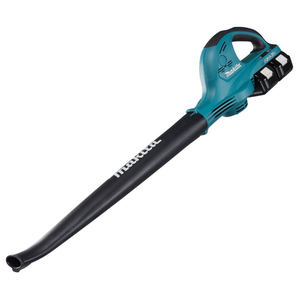 MAKITA Puhallin LXT. Kuvassa Puhallin LXT oikealta etuviistosta.