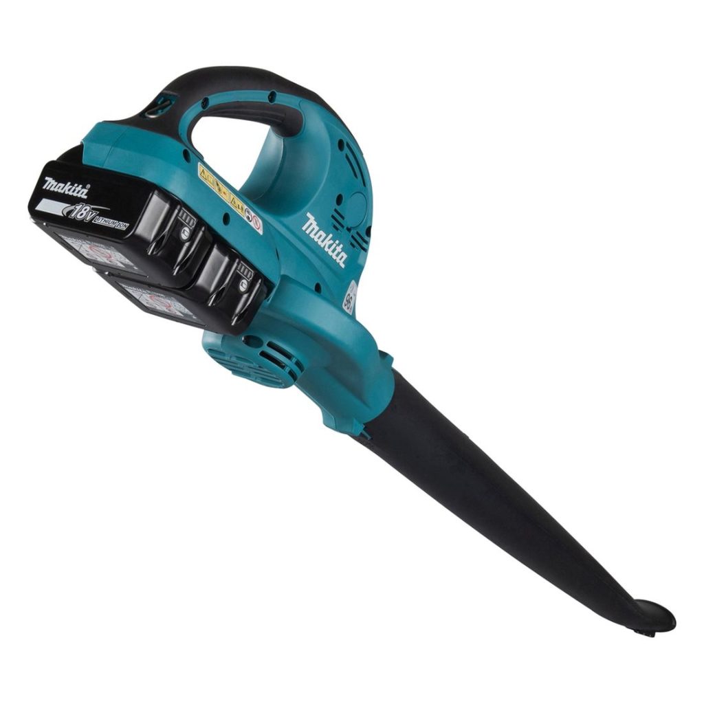 MAKITA Puhallin LXT. Kuvassa Puhallin LXT oikealta takayläviistosta.