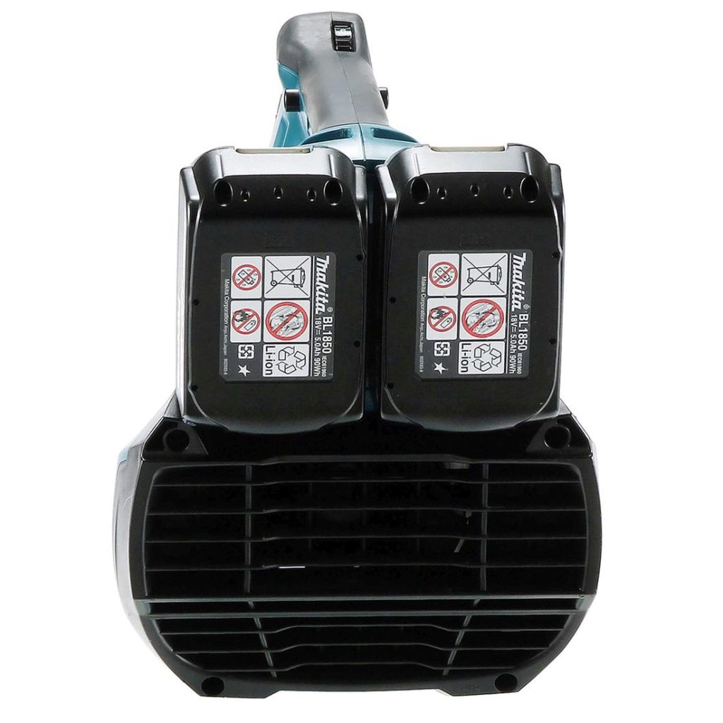 MAKITA Puhallin LXT. Kuvassa Puhallin LXT takaapäin.