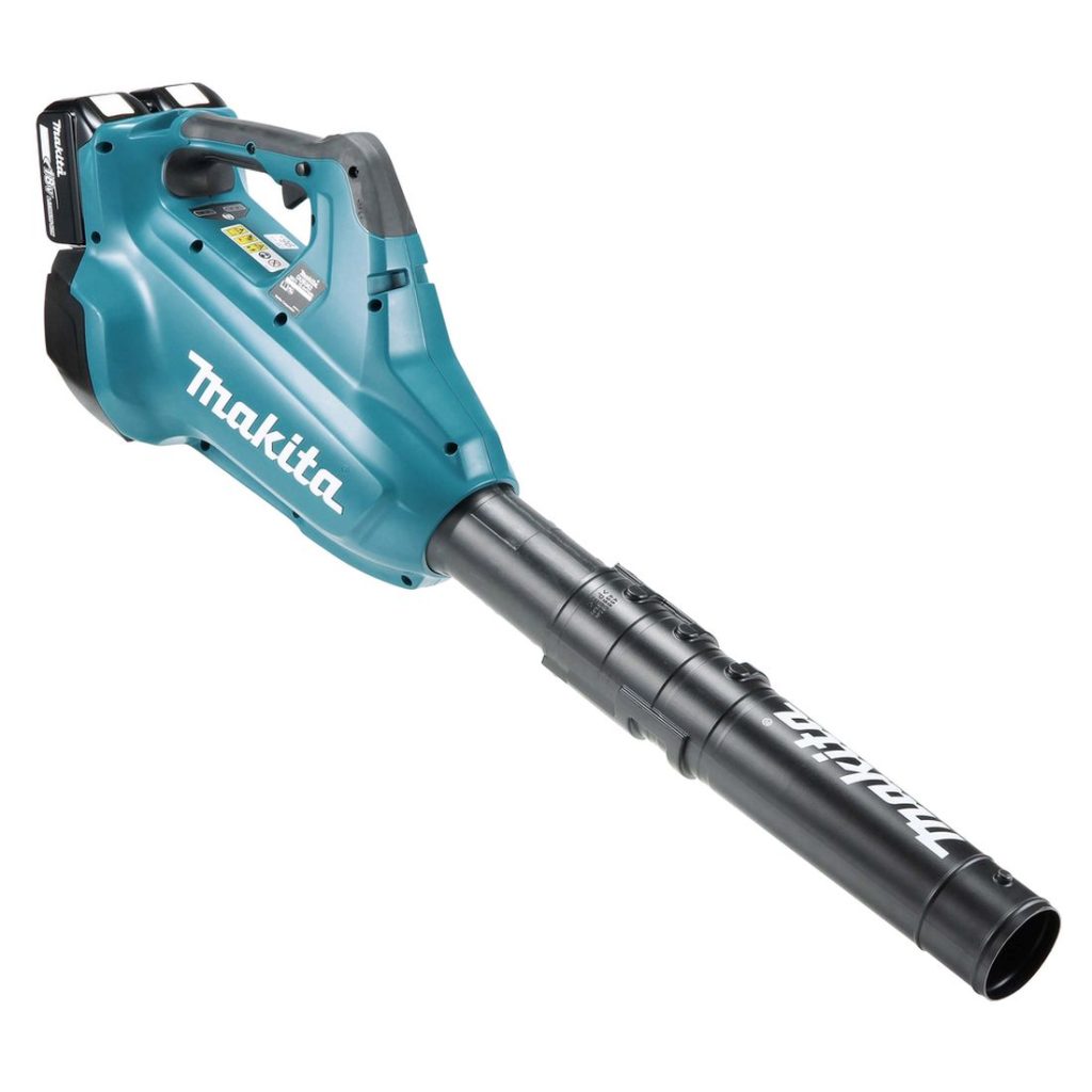MAKITA Puhallin LXT. Kuvassa Puhallin LXT vasemmalta etuyläviistosta.
