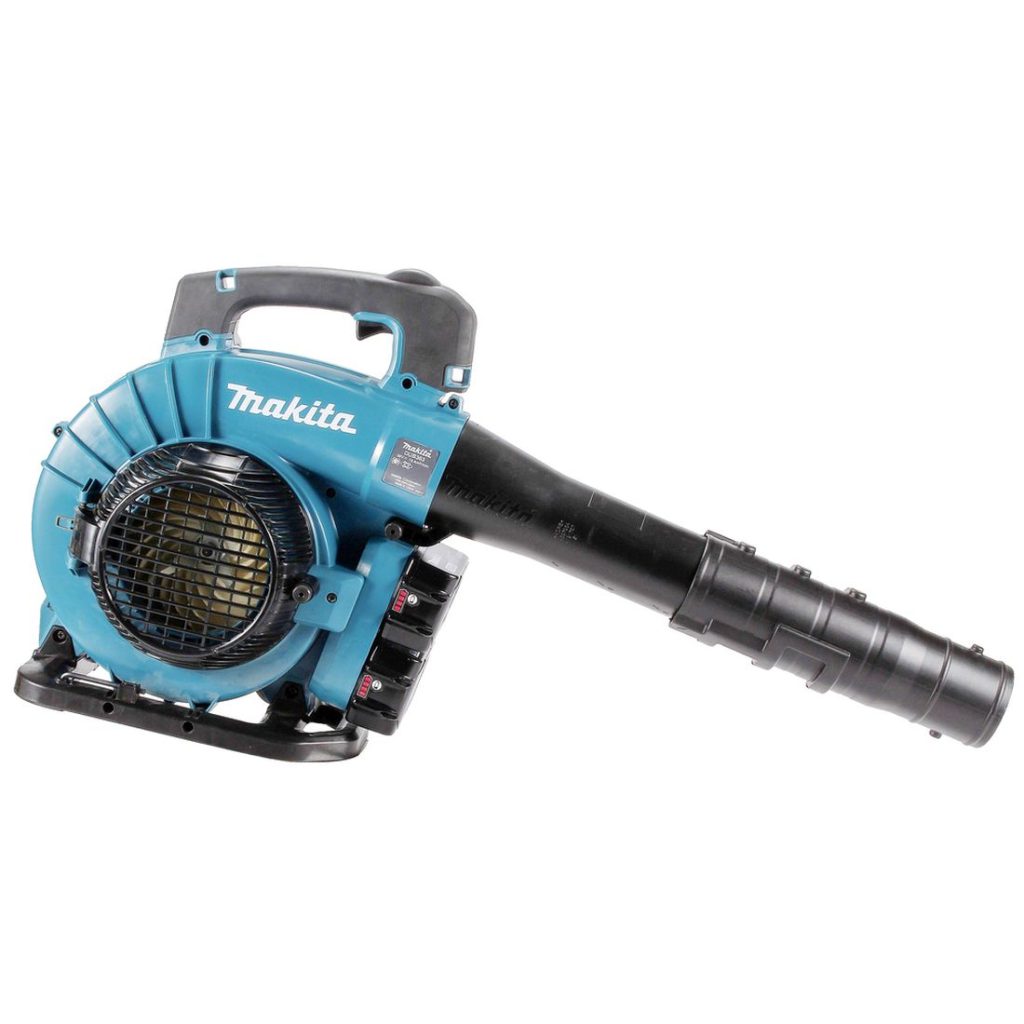 MAKITA Puhallin LXT. Kuvassa Puhallin LXT oikealta sivustapäin.