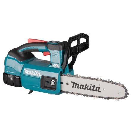 MAKITA Ketjusaha LXT. Kuvassa Ketjusaha LXT vasemmalta etuyläviistosta.