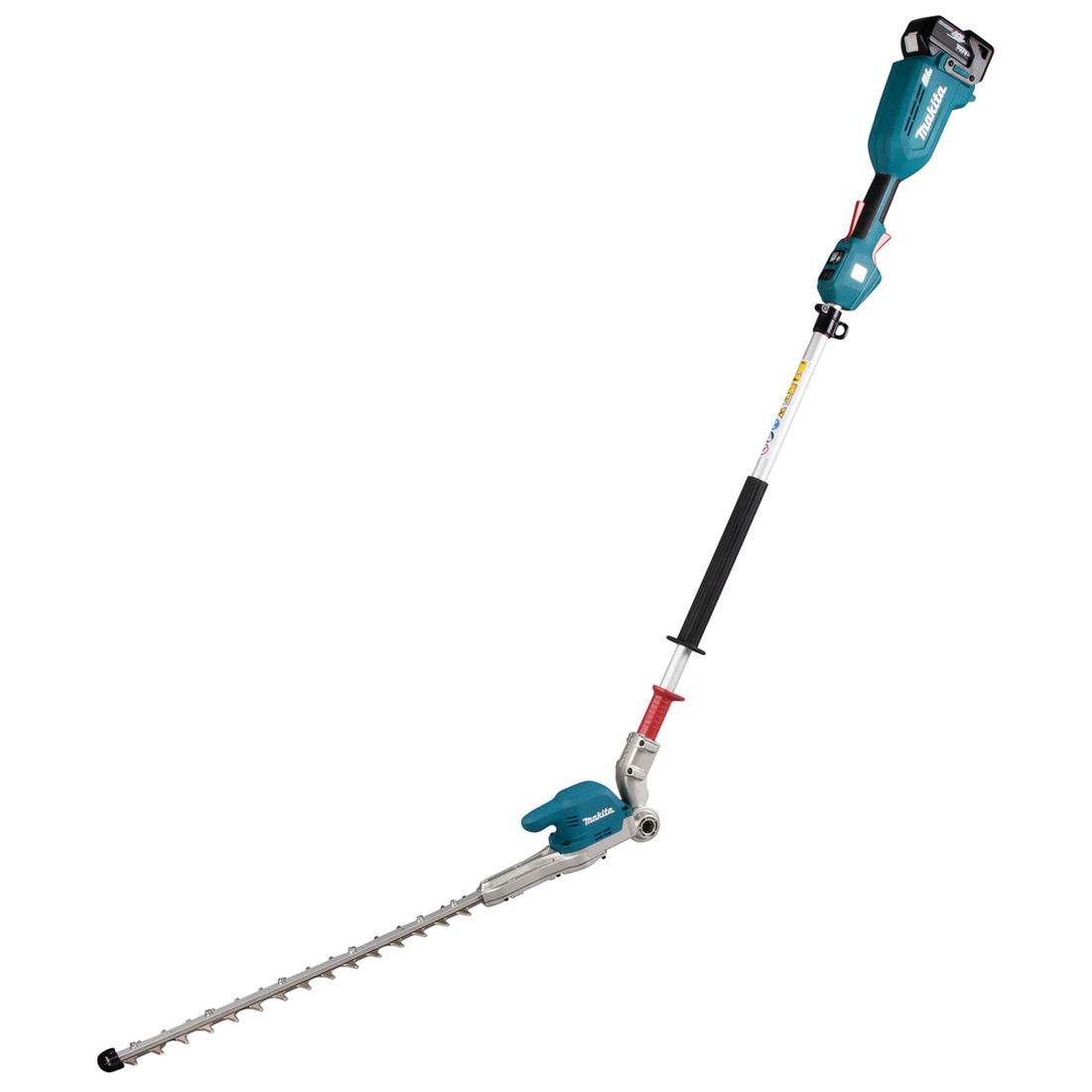 MAKITA Pensasleikkuri LXT. Kuvassa Pensasleikkuri LXT oikealta etuyläviistosta.