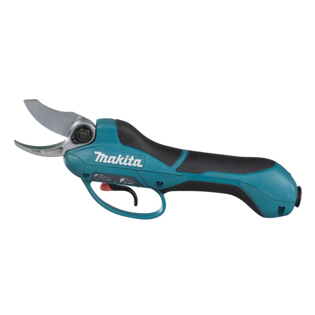 MAKITA Oksaleikkuri LXT. Kuvassa Oksaleikkuri LXT vasemmalta sivustapäin.