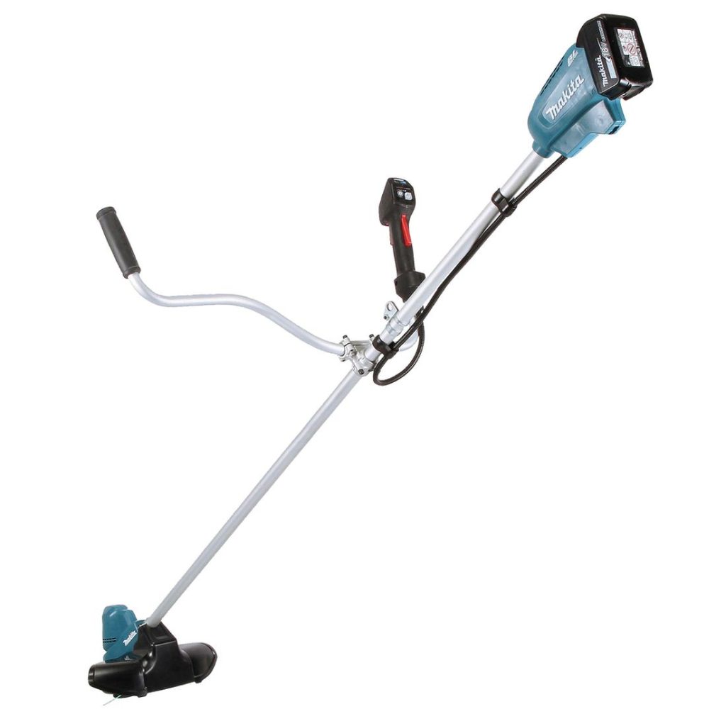MAKITA Ruohotrimmeri LXT. Kuvassa Ruohotrimmeri LXT vasemmalta takayläviistosta.