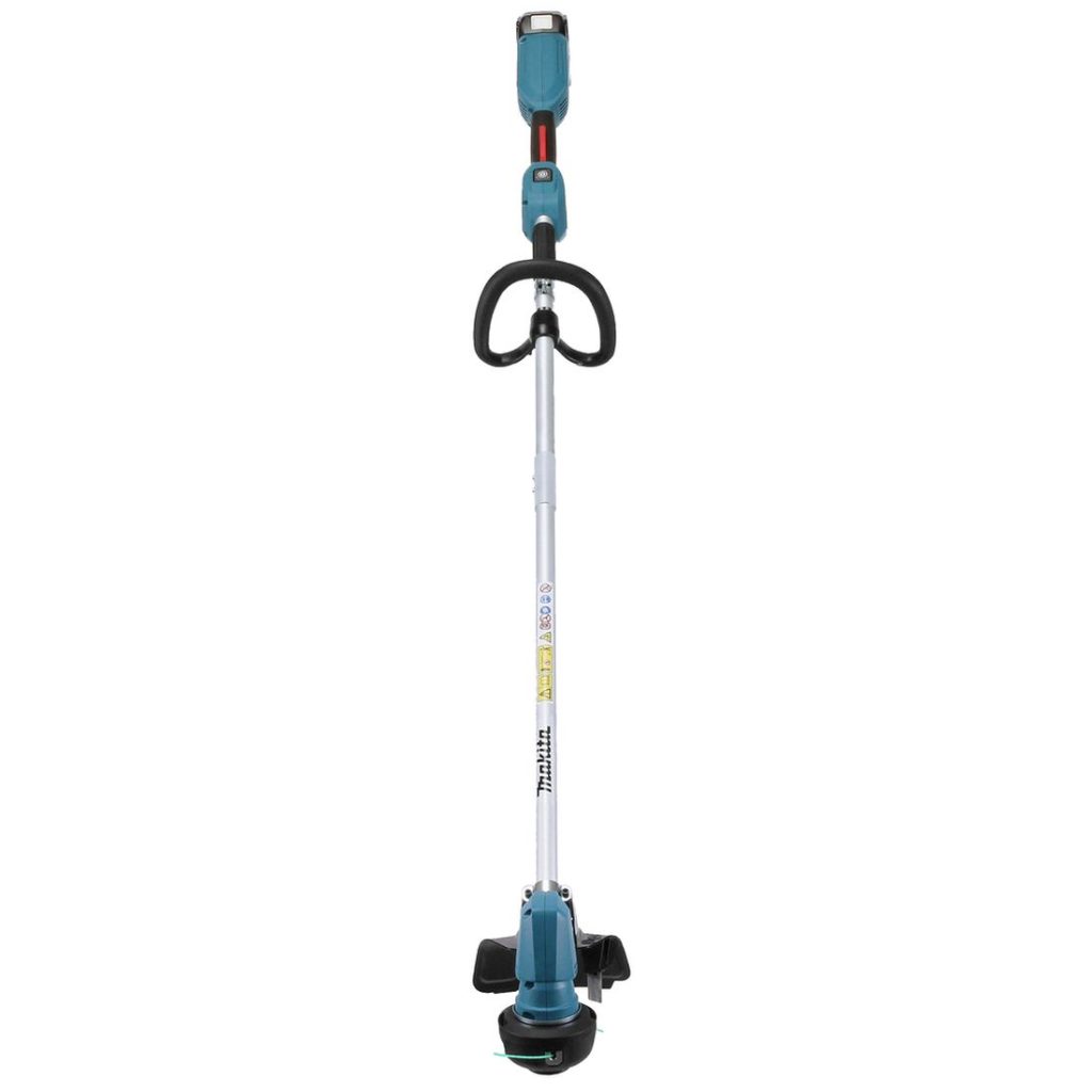 MAKITA Ruohotrimmeri LXT. Kuvassa Ruohotrimmeri LXT edestäpäin.