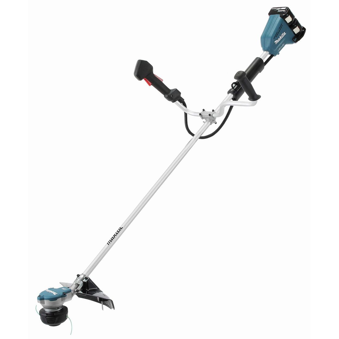 MAKITA Ruohoraivuri LXT. Kuvassa Ruohoraivuri LXT oikealta etuyläviistosta.