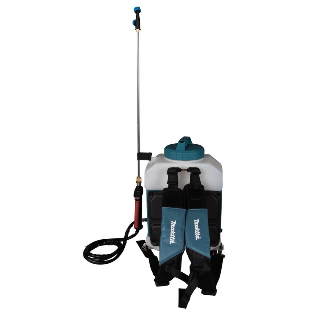 MAKITA Reppuruisku LXT. Kuvassa Reppuruisku LXT takaapäin.