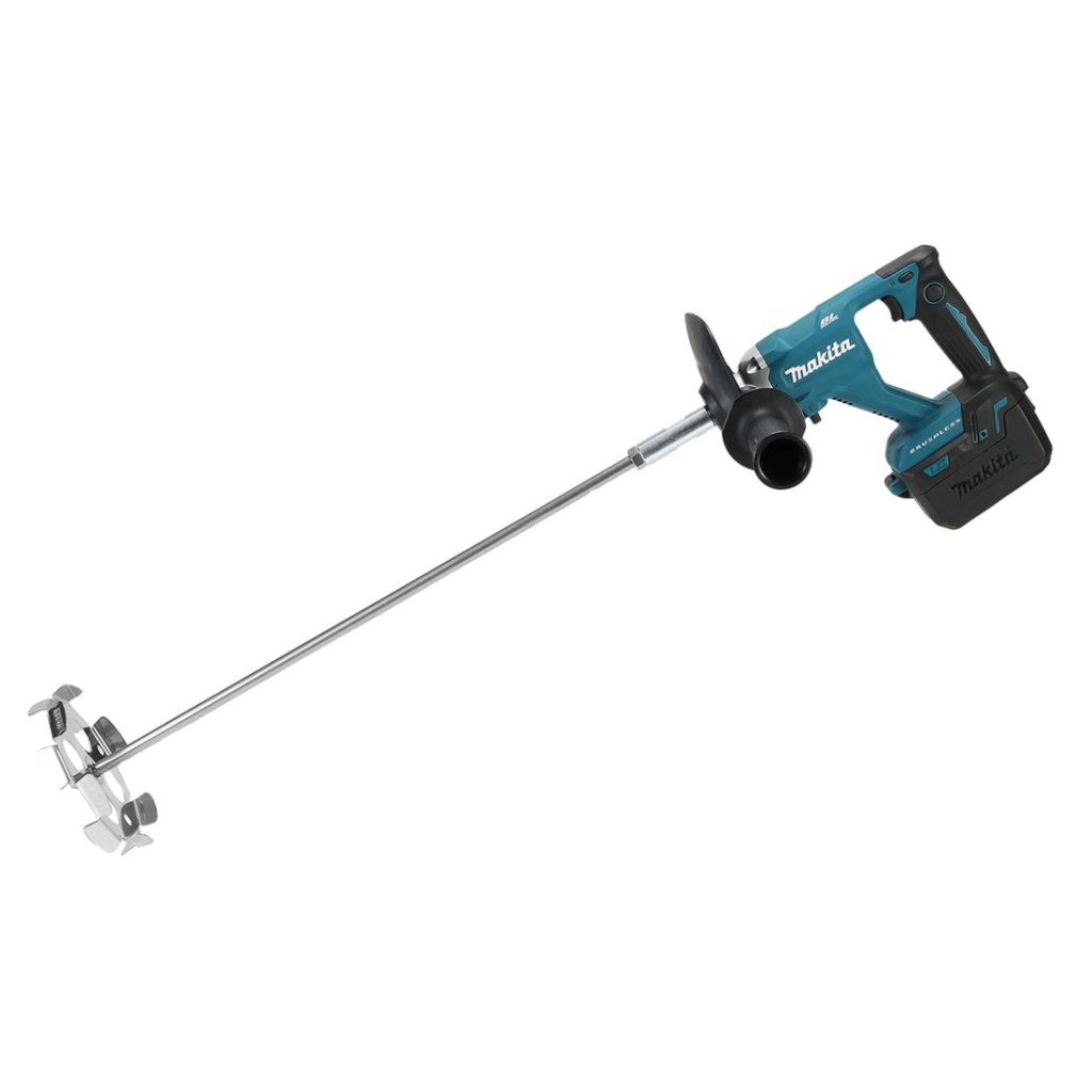 MAKITA Sekoituskone LXT. Kuvassa Sekoituskone LXT vasemmalta sivustapäin.