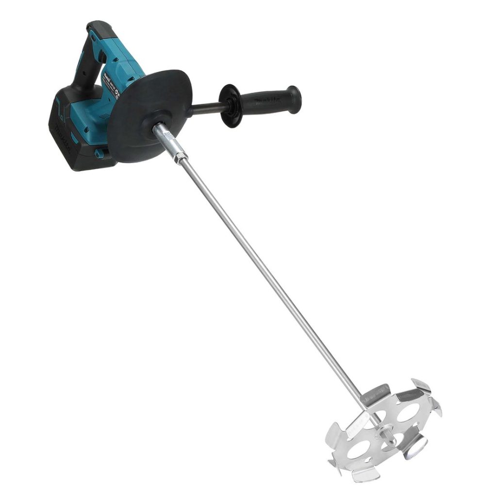 MAKITA Sekoituskone LXT. Kuvassa Sekoituskone LXT vasemmalta etuyläviistosta.