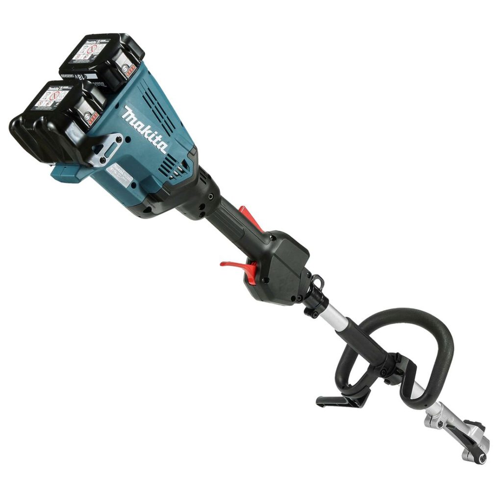 MAKITA Puutarhan monitoimikone LXT. Kuvassa Puutarhan monitoimikone LXT oikealta takayläviistosta.