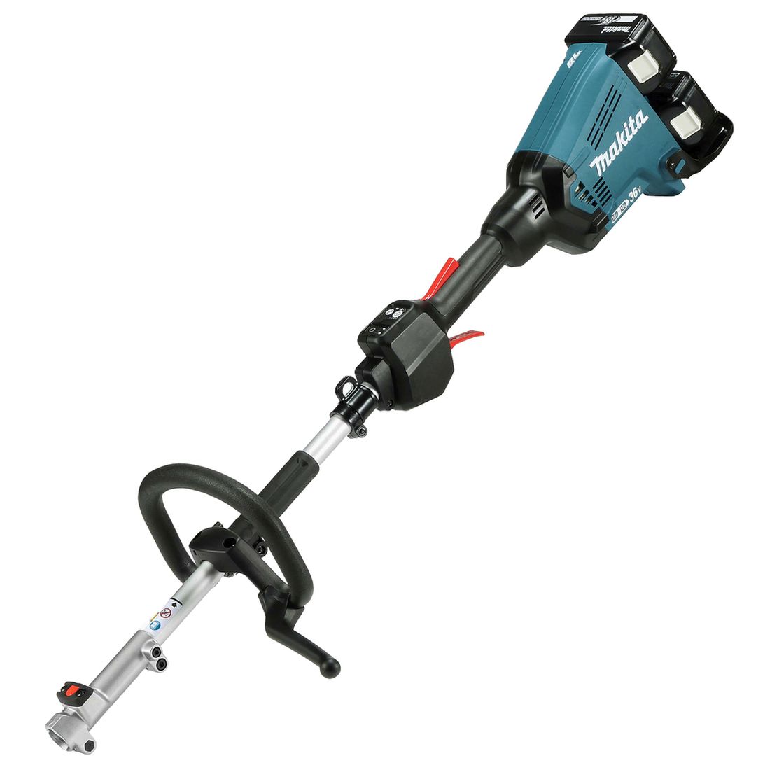 MAKITA Puutarhan monitoimikone LXT. Kuvassa Puutarhan monitoimikone LXT oikealta etuyläviistosta.