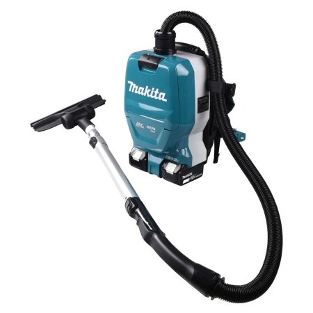 MAKITA Reppuimuri LXT. Kuvassa Reppuimuri LXT oikealta etuyläviistosta.