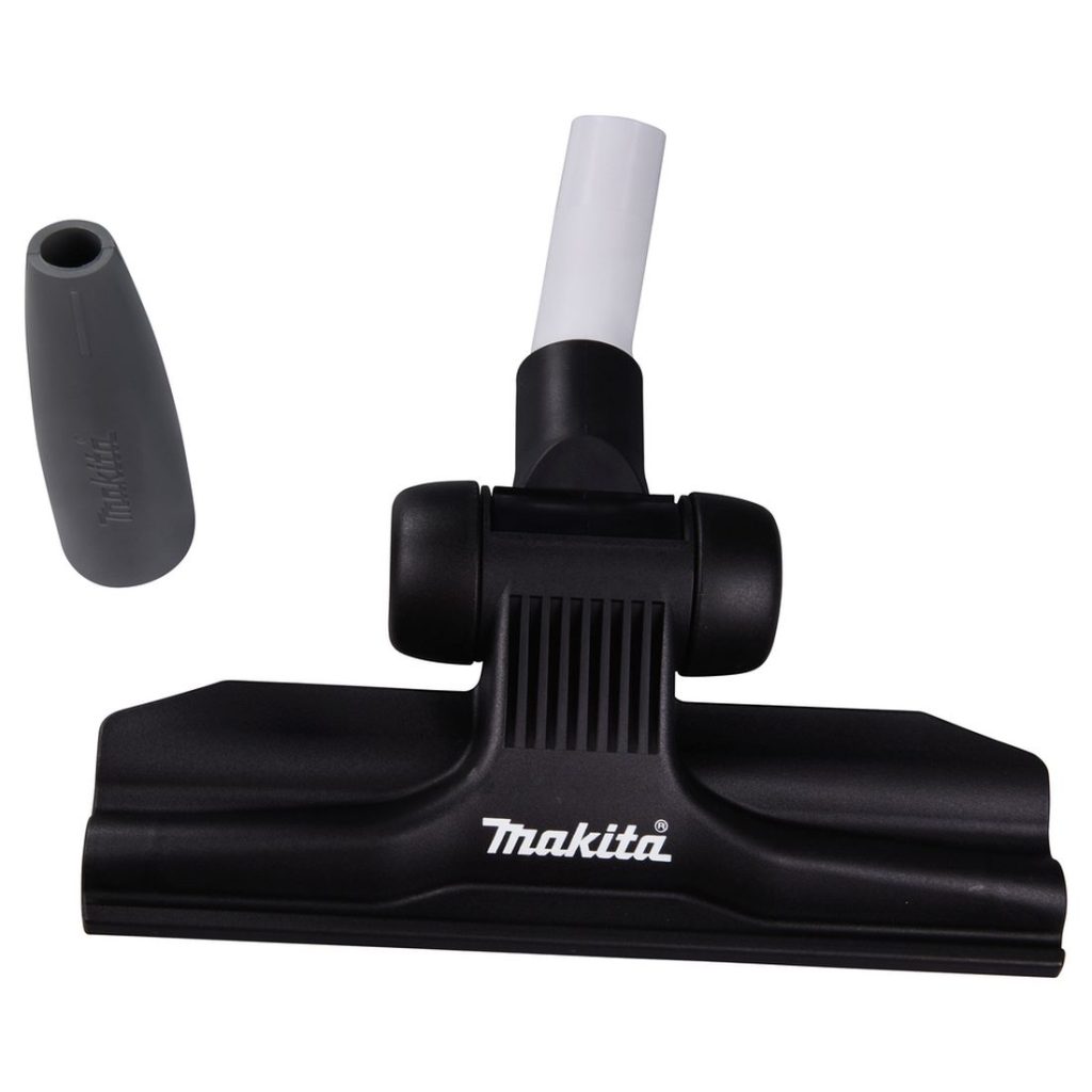 MAKITA Reppuimuri LXT. Lähikuvassa Reppuimuri LXT:n suulake.