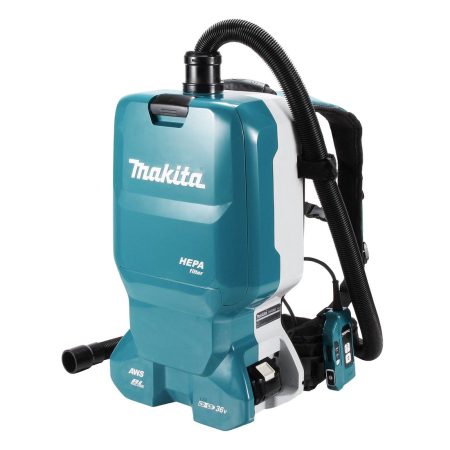 MAKITA Reppuimuri LXT. Kuvassa Reppuimuri LXT oikealta etuyläviistosta.