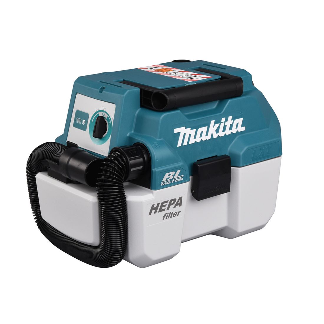 MAKITA Kuivaimuri LXT. Kuvassa Kuivaimuri LXT oikealta etuyläviistosta.