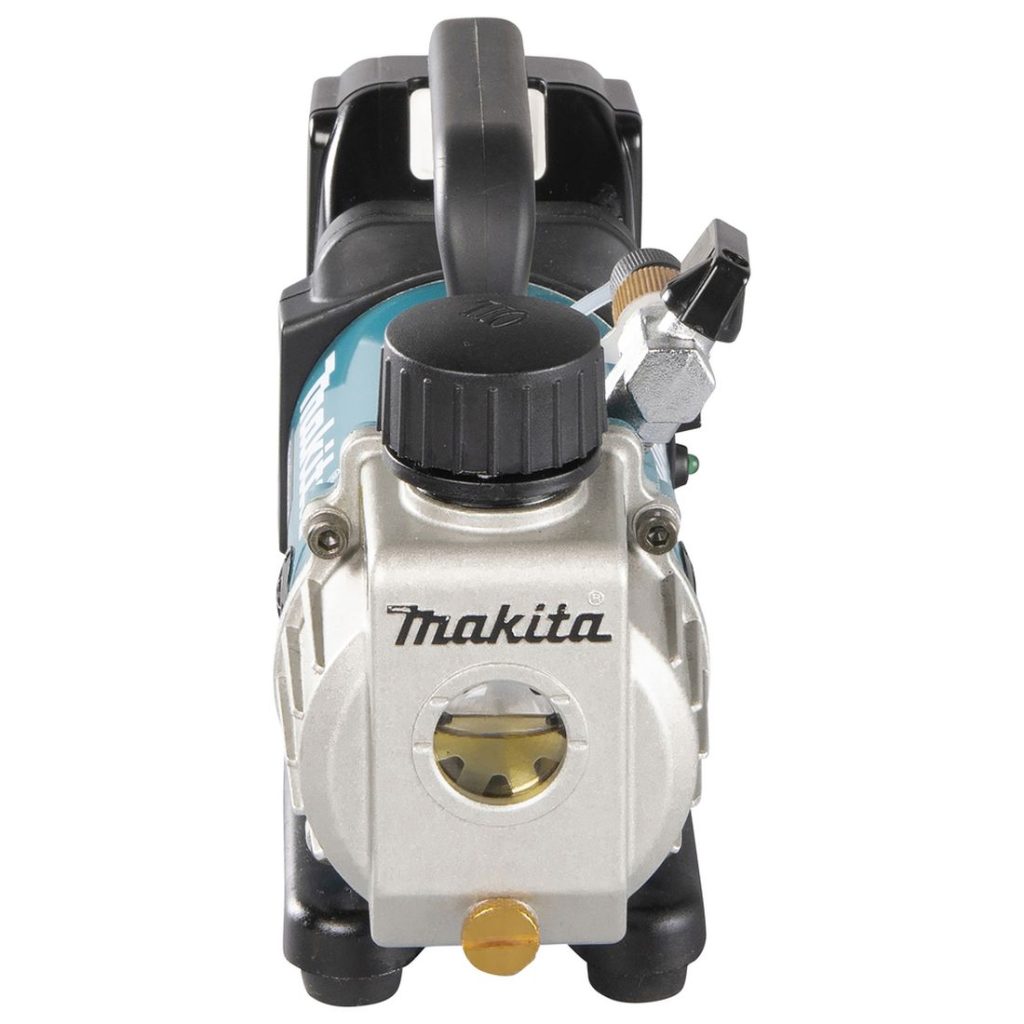 MAKITA Tyhjiöpumppu LXT. Kuvassa Tyhjiöpumppu LXT edestäpäin.