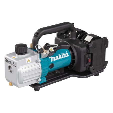 MAKITA Tyhjiöpumppu LXT. Kuvassa Tyhjiöpumppu LXT oikealta etuyläviistosta.
