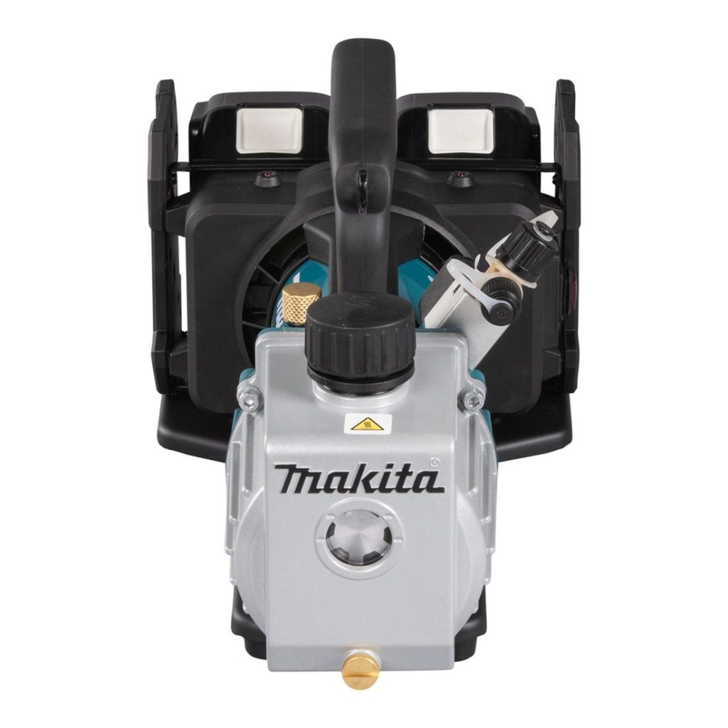 MAKITA Tyhjiöpumppu LXT. Kuvassa Tyhjiöpumppu LXT edestäpäin.