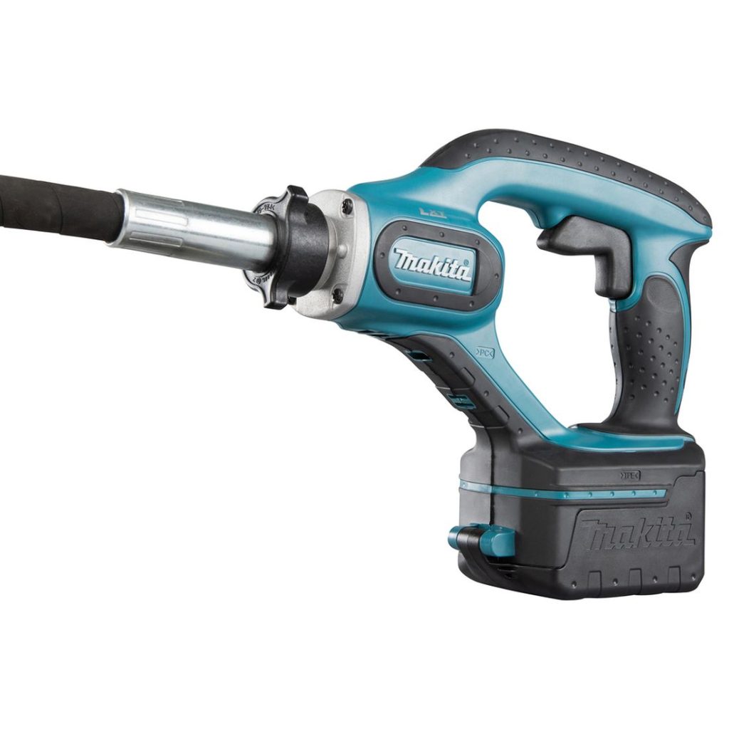 MAKITA Betonitärytin LXT. Kuvassa Betonitärytin LXT oikealta etuviistosta.