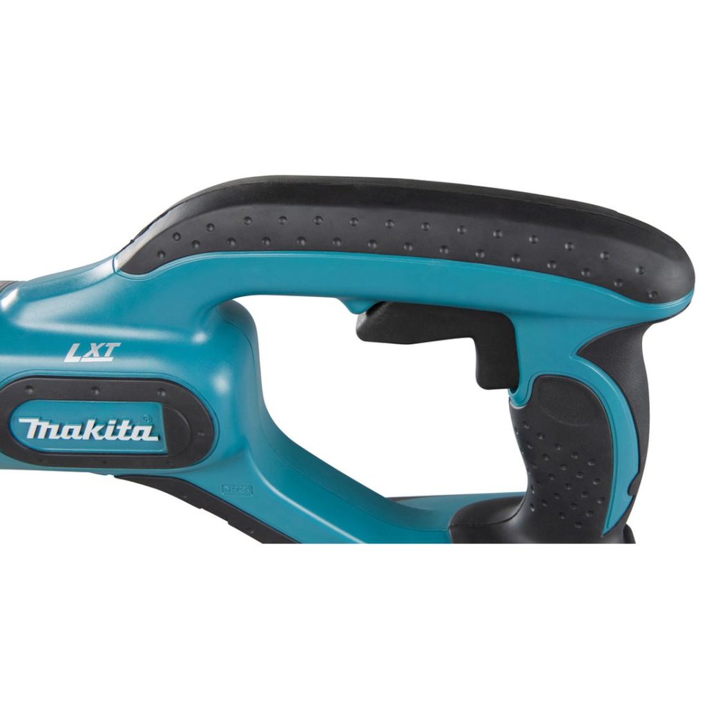 MAKITA Betonitärytin LXT. Lähikuvassa Betonitärytin LXT:n kädensija.