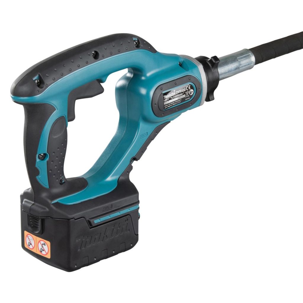 MAKITA Betonitärytin LXT. Kuvassa Betonitärytin LXT oikealta takayläviistosta.