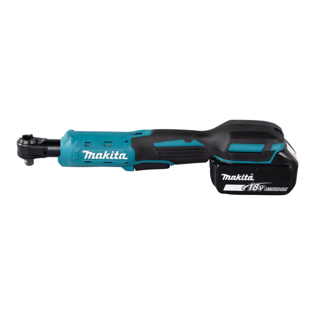 MAKITA Räikkäväännin LXT. Kuvassa Räikkäväännin LXT vasemmalta sivustapäin.