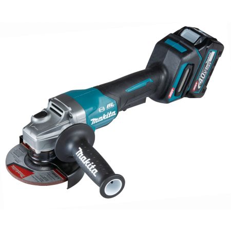 MAKITA Kulmahiomakone XGT. Kuvassa Kulmahiomakone XGT oikealta etuyläviistosta.