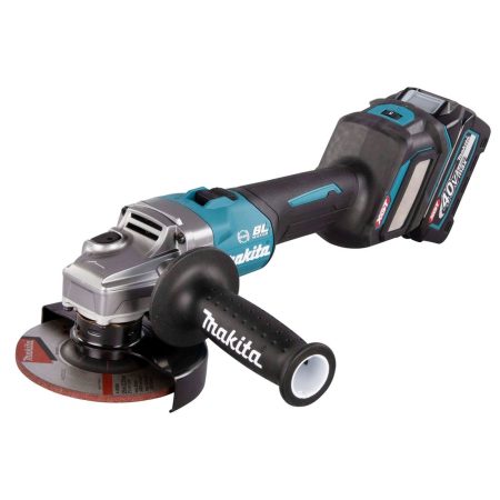 MAKITA Kulmahiomakone XGT. Kuvassa Kulmahiomakone XGT oikealta etuyläviistosta.