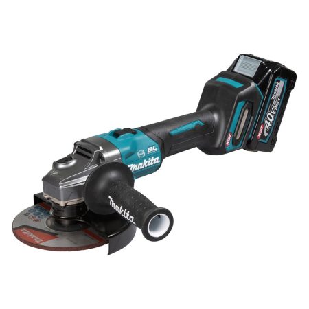 MAKITA Kulmahiomakone XGT. Kuvassa Kulmahiomakone XGT oikealta etuyläviistosta.