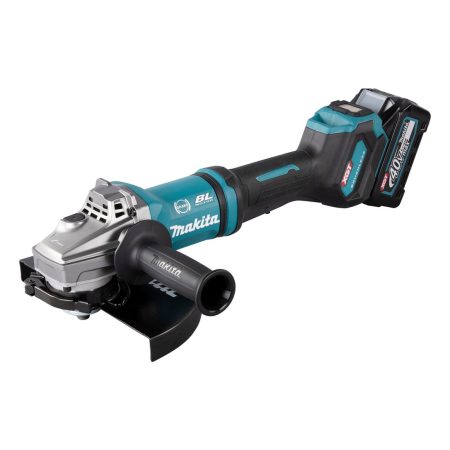MAKITA Kulmahiomakone XGT. Kuvassa Kulmahiomakone XGT oikealta etuyläviistosta.