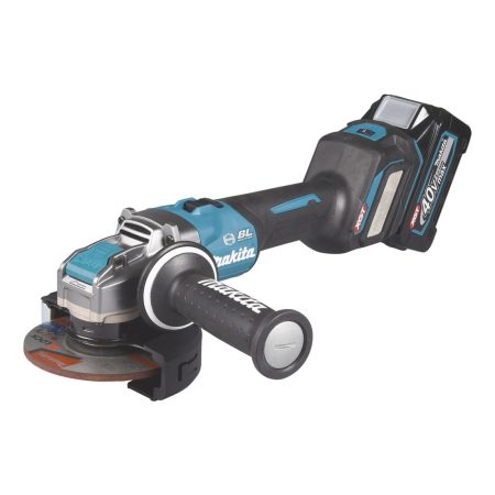 MAKITA Kulmahiomakone XGT. Kuvassa Kulmahiomakone XGT oikealta etuyläviistosta.