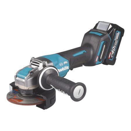 MAKITA Kulmahiomakone XGT. Kuvassa Kulmahiomakone XGT oikealta etuyläviistosta.