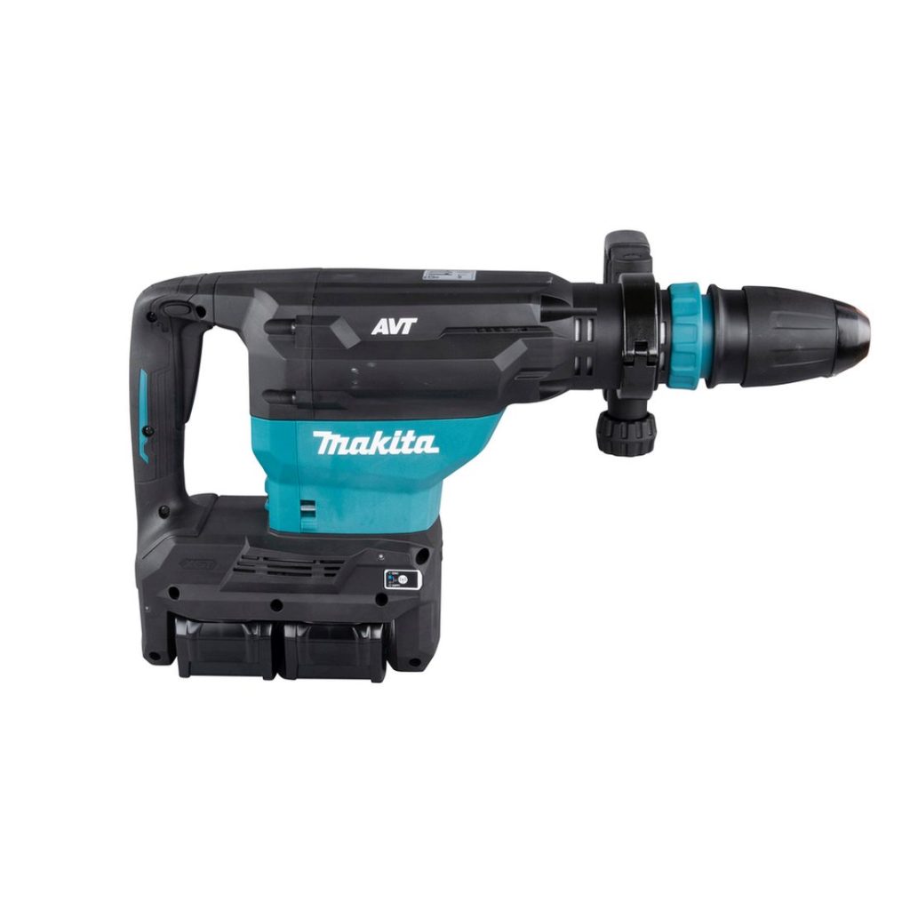 MAKITA Piikkausvasara XGT. Kuvassa Piikkausvasara XGT oikealta sivustapäin.