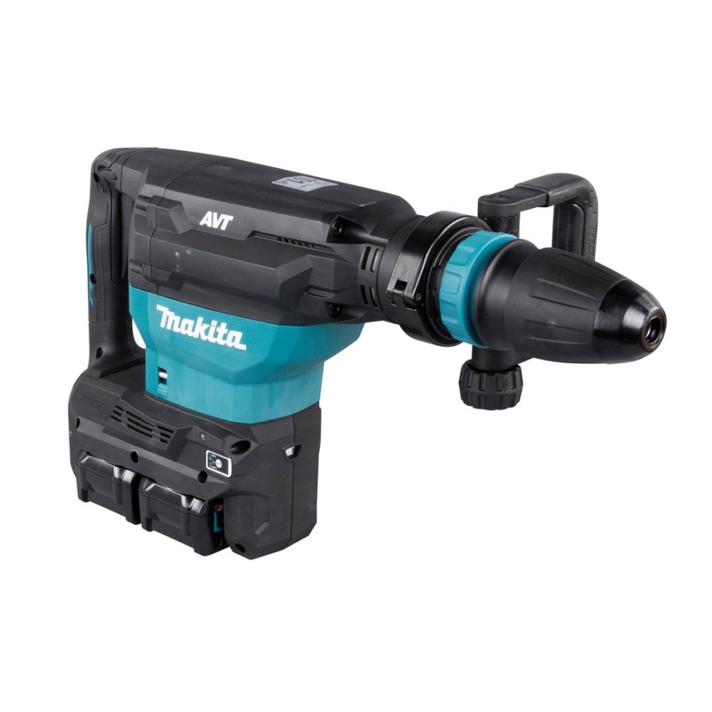 MAKITA Piikkausvasara XGT. Kuvassa Piikkausvasara XGT vasemmalta etuyläviistosta.
