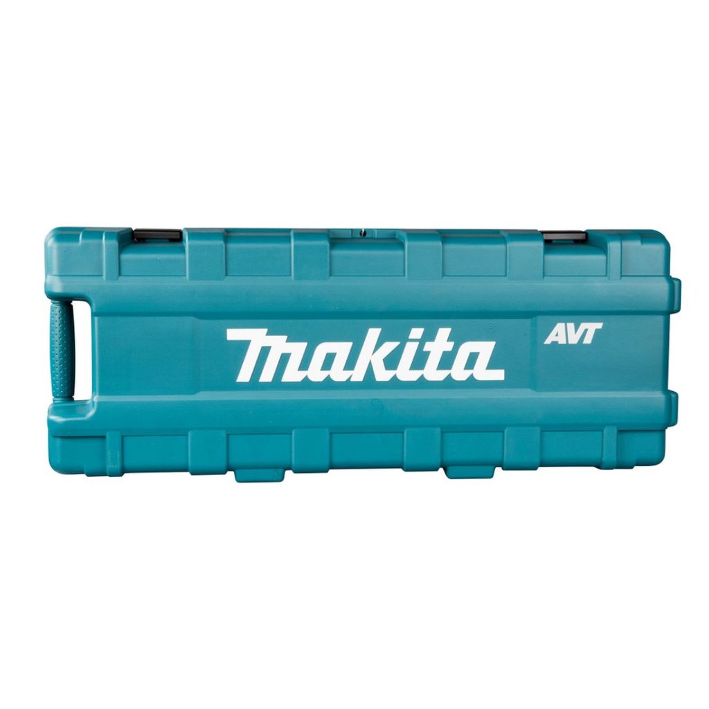 MAKITA Piikkausvasara. Kuvassa piikkausvasaran salkku edestäpäin.