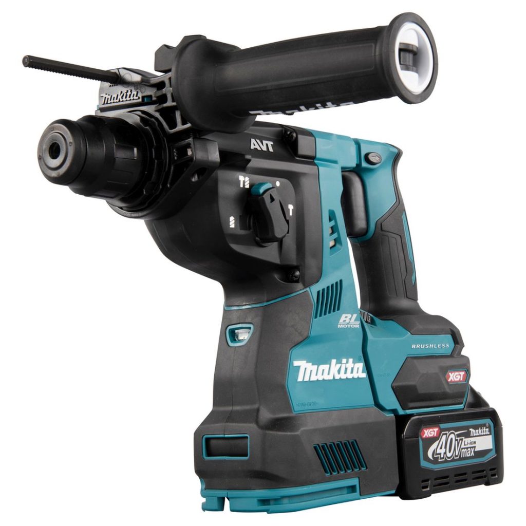 MAKITA Poravasara XGT. Kuvassa Poravasara XGT oikealta etuviistosta.